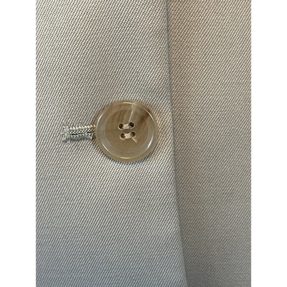 J CREW Womens Wool Blazer made in Japan Gray 3 Button Classic Business Career 4 - Picture 5 of 14